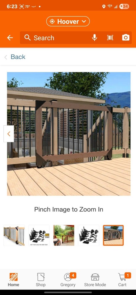 Pylex 11052 Sliding Gate Hardware Kit - Black