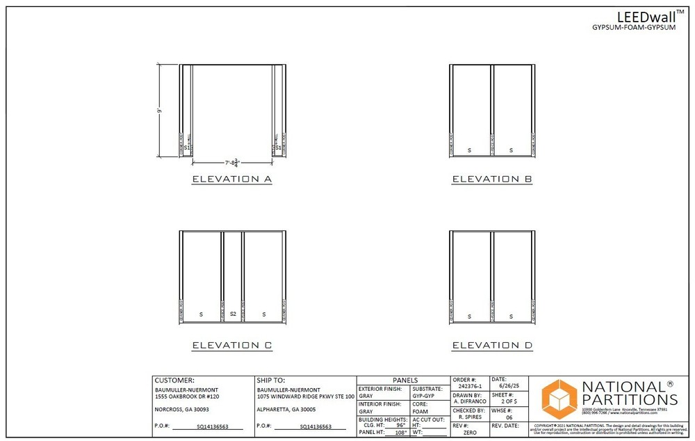 Modular Office Partitions by National Partitions
