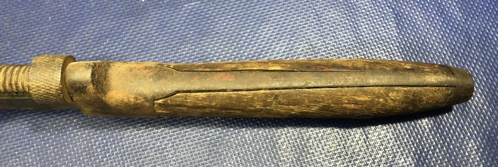 Coes Adjustable Wrench 21'' Vintage pipe monkey knife handle