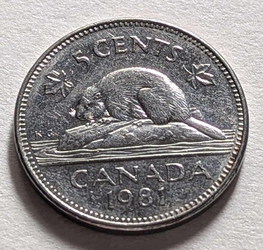 Canada, 1981, 5 Cents