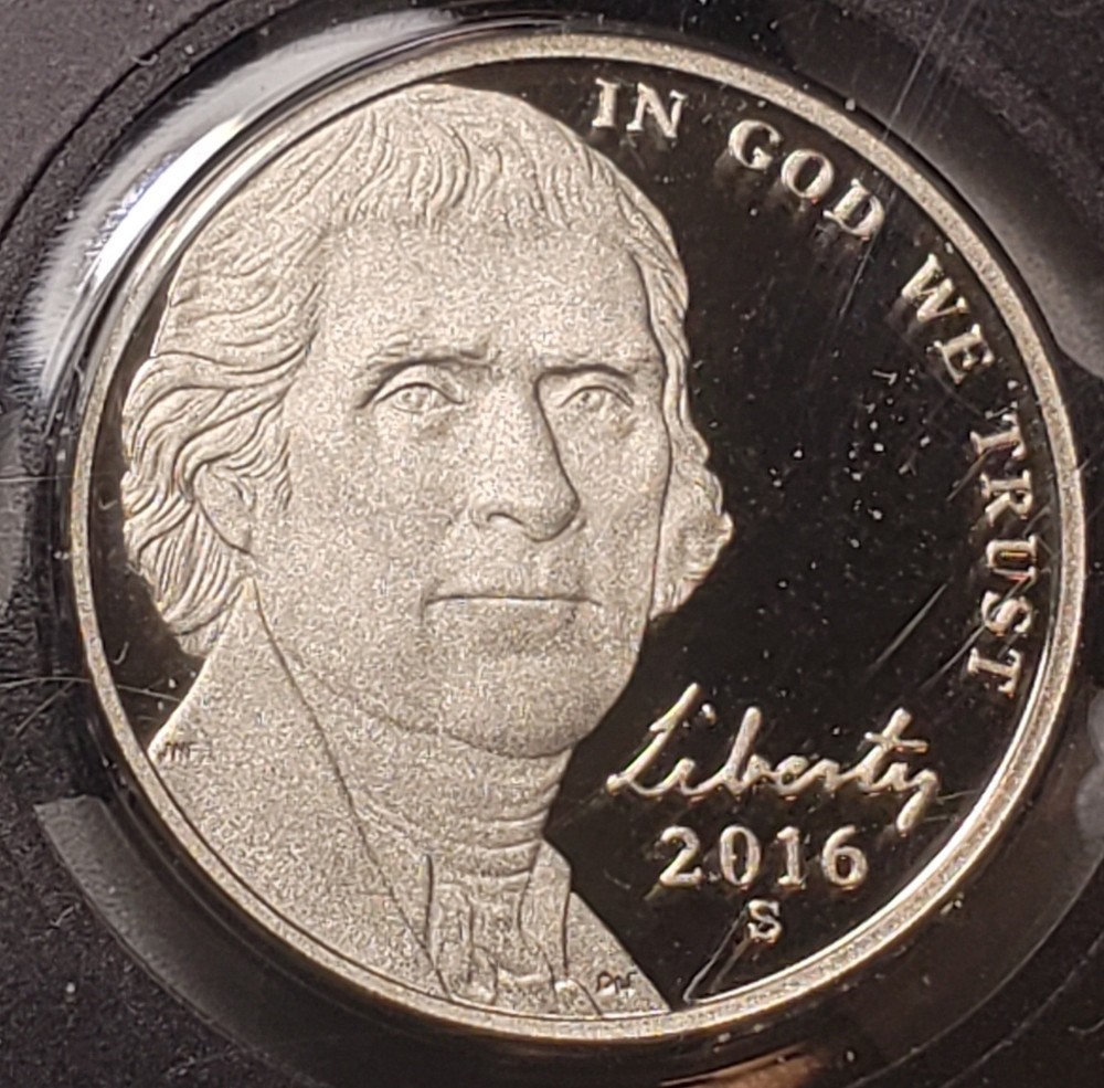 2016-S Jefferson Nickel Proof Gem