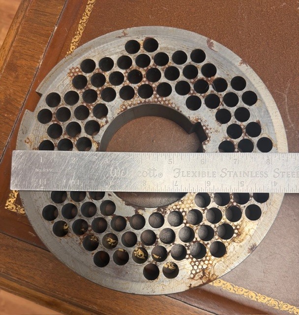 1/4 105 1141 Meat Grinder Plate
