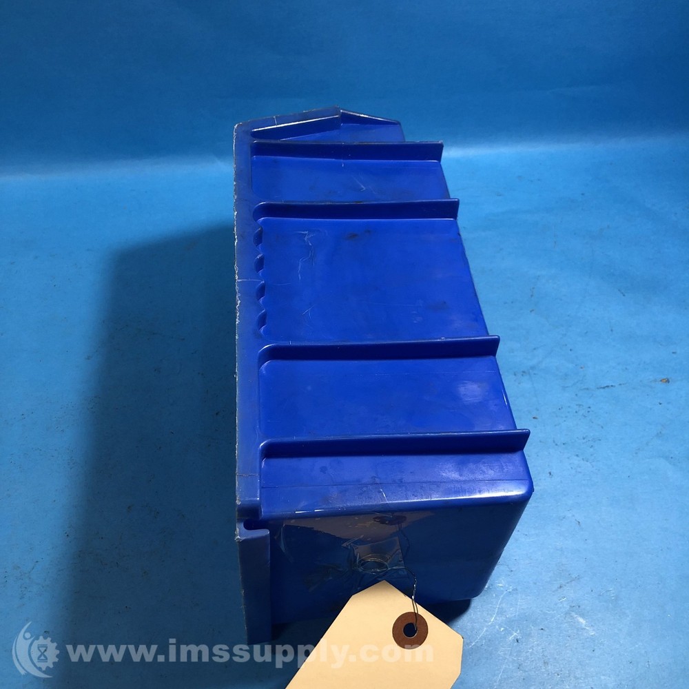Global 550106 Blue Storage Plastic Stacking Bin 0866