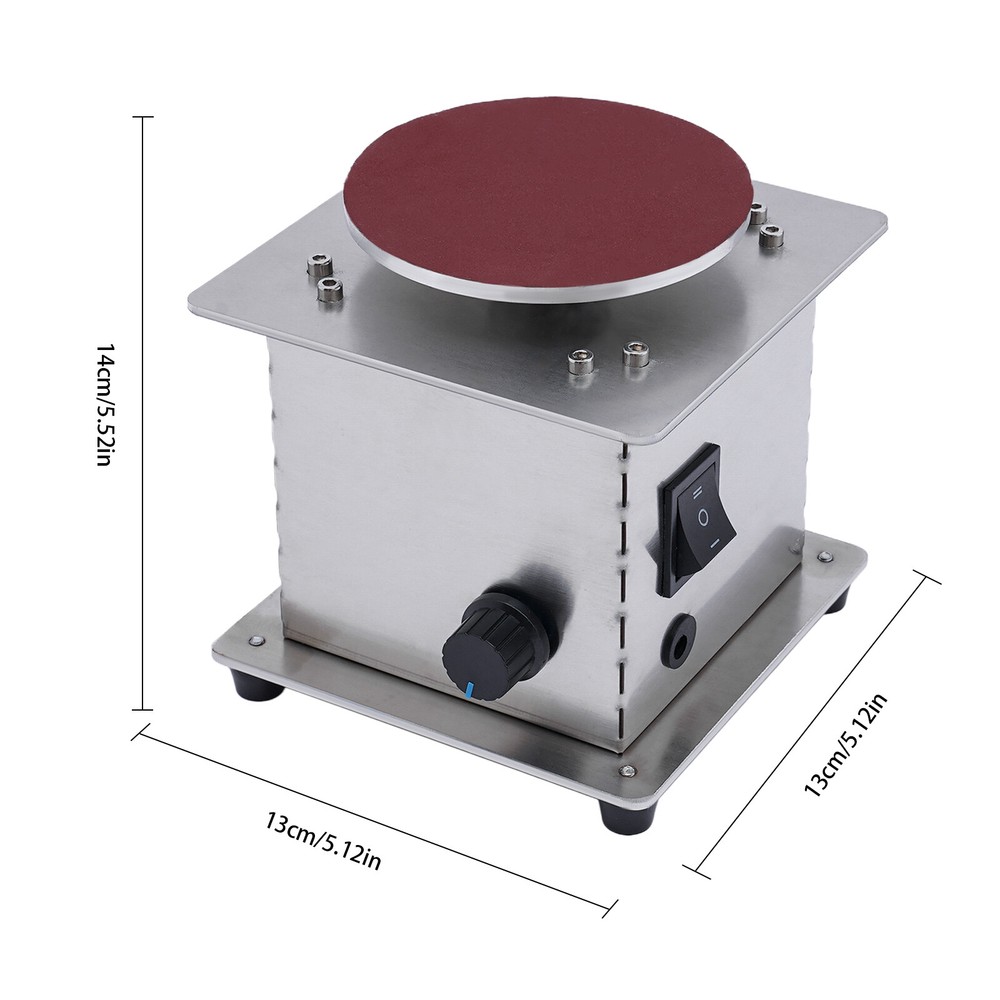 4" Mini Disc Sander with Variable Speed 6000RPM Electric Small Hobby Disk Sander