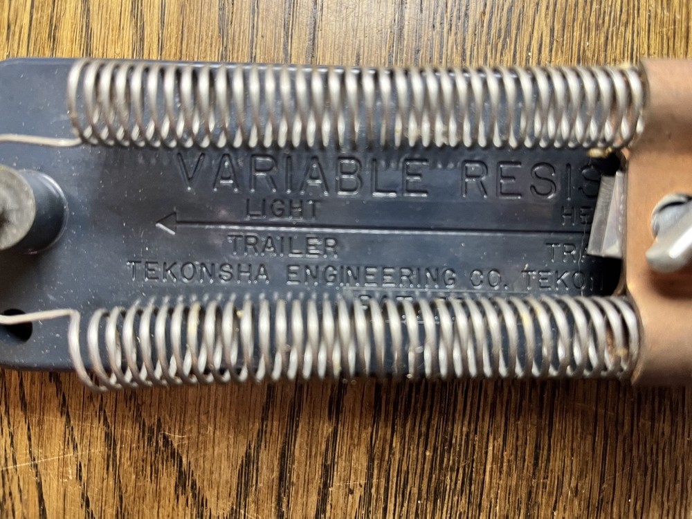 Tekonsha variable resistor fingertip adjustment No.2012 do not know if it work