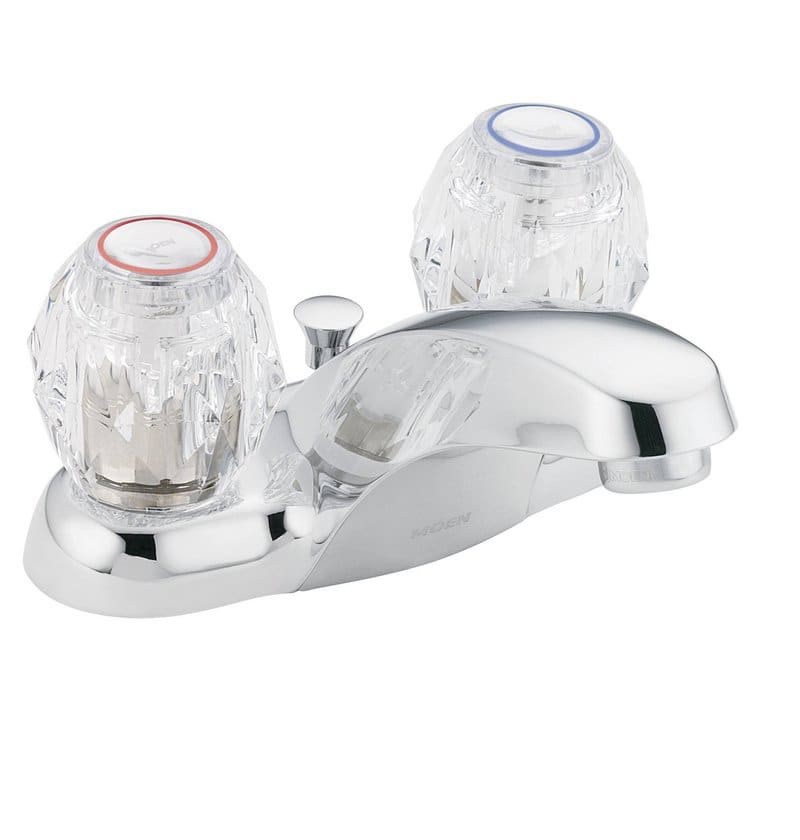 Moen 64920 Double Handle Centerset Bathroom Faucet - Chrome