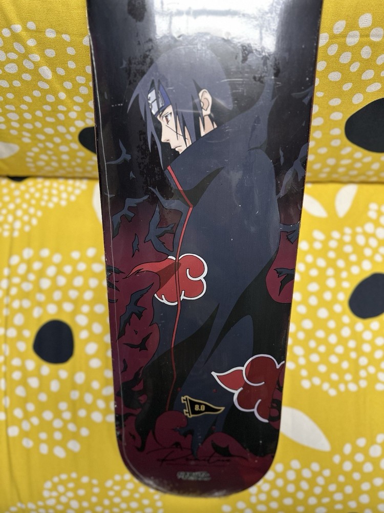Rare Brand New Primitive Naruto Shippuden Itachi Crows Skateboard Deck