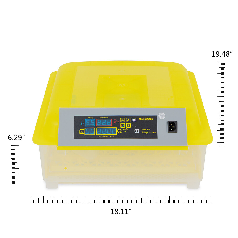 Digital Hatcher Breed Warmer Auto Temperature Control 48 Grid Incubator New