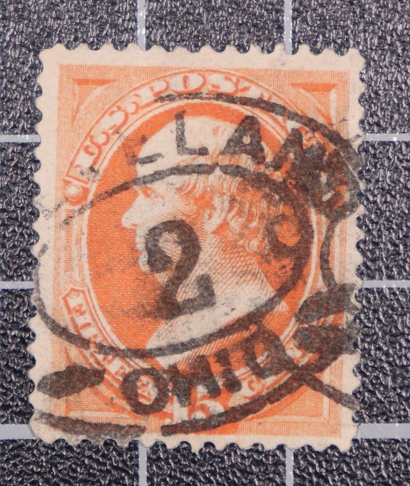 Scott 189 15 Cents Webster Used Nice Stamp SCV $27.50