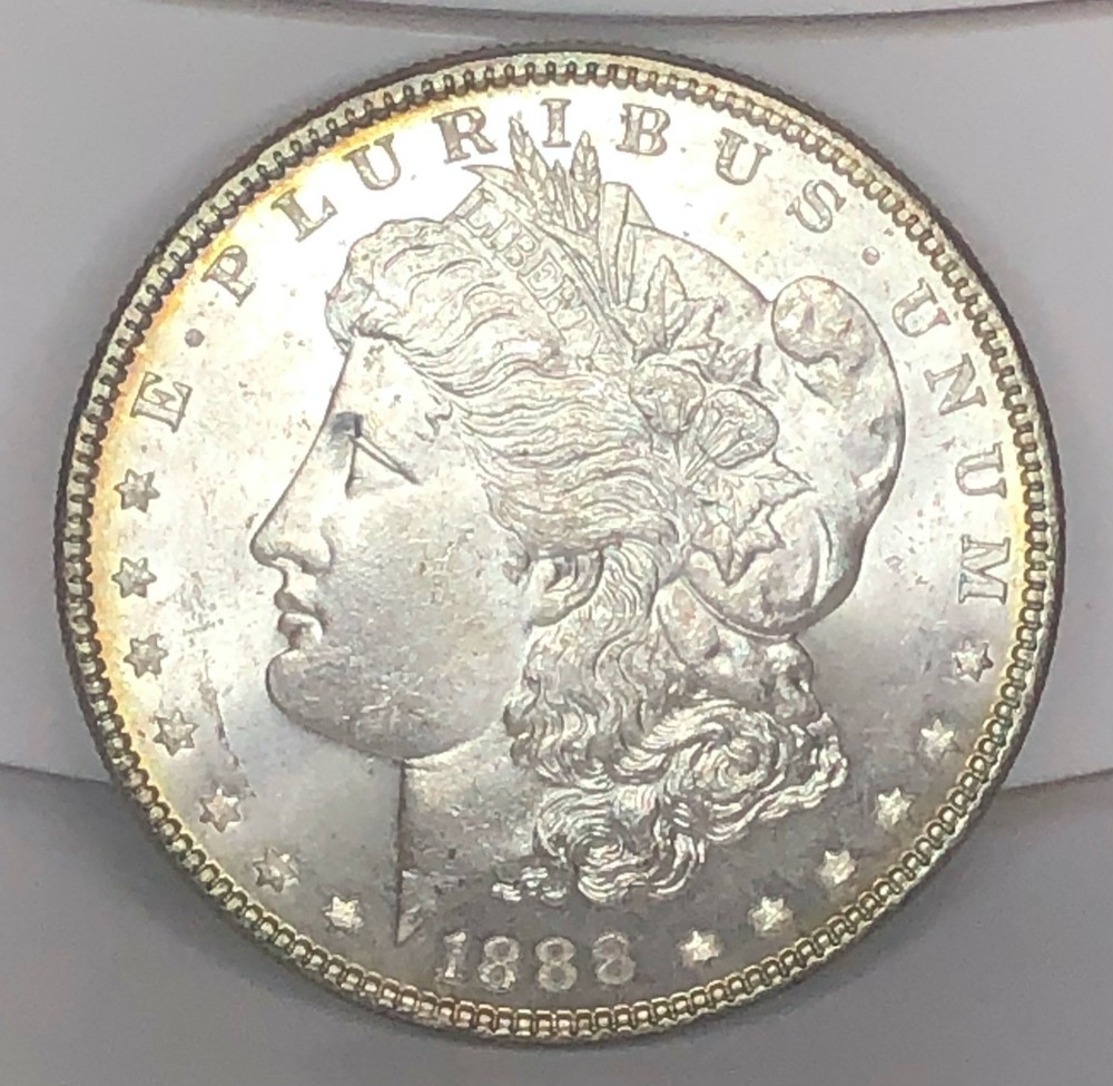 1888 MORGAN DOLLAR SILVER UNC.**