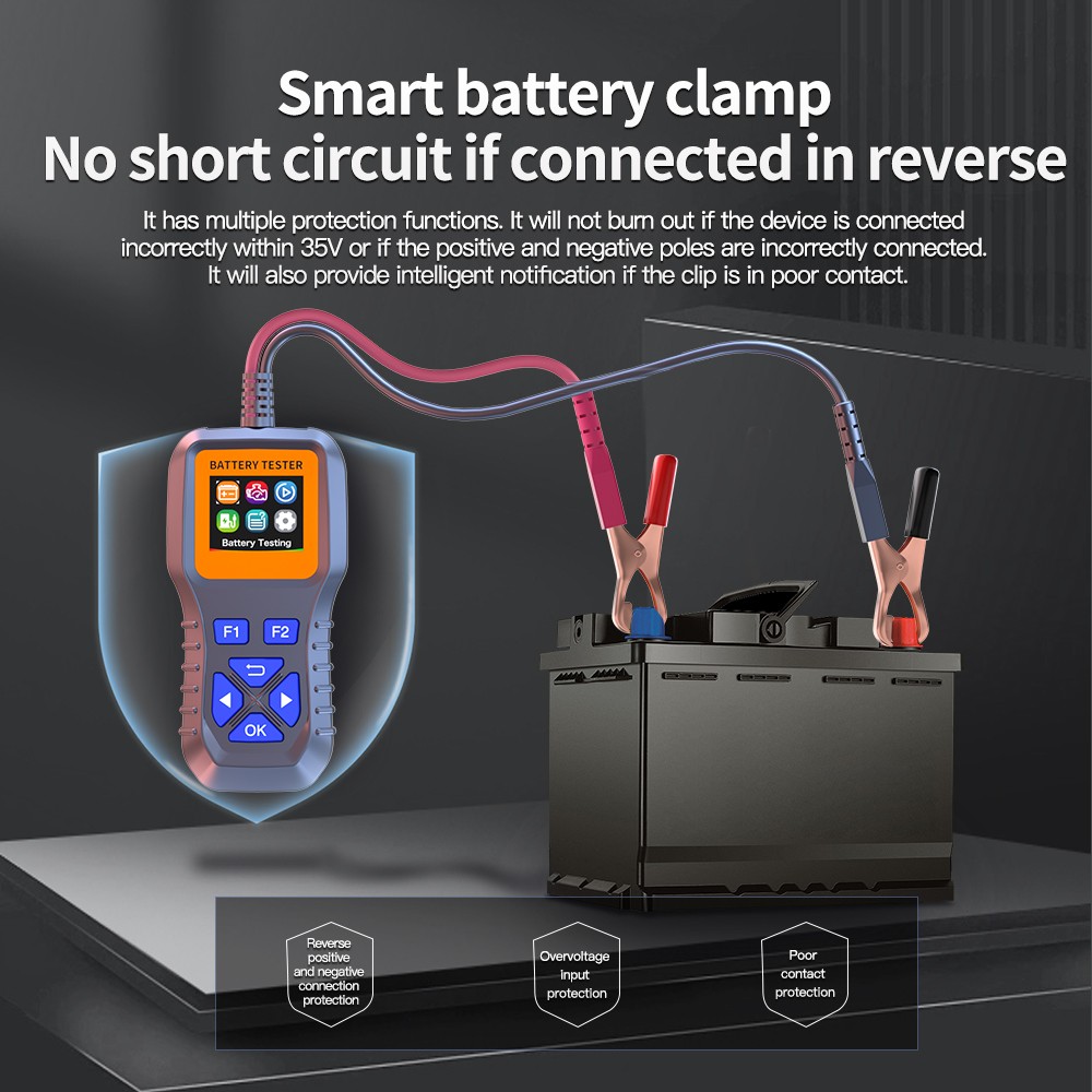 K1S Battery Analyzer 0 30V Precise Detection Multi Language For Auto Repair NEW