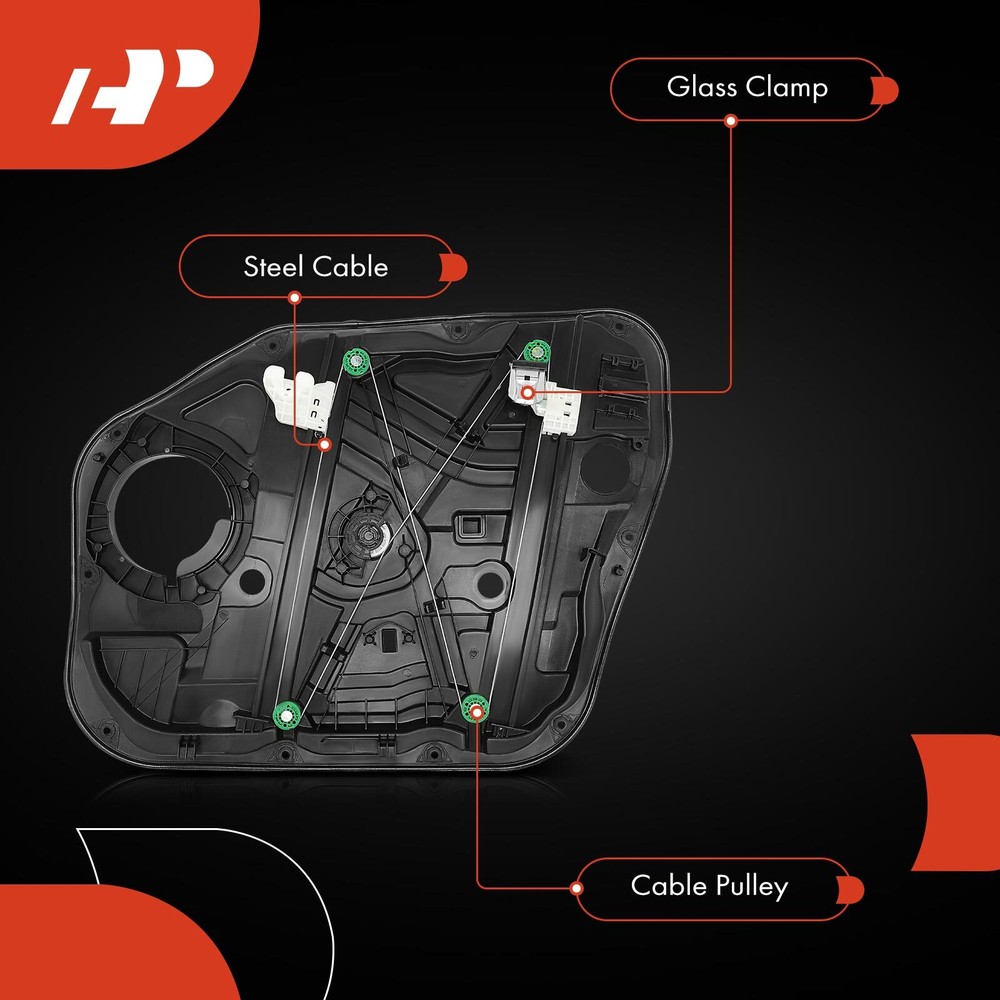 Front Left Power Window Regulator with Panel for Hyundai Tucson 2016 2017-2022