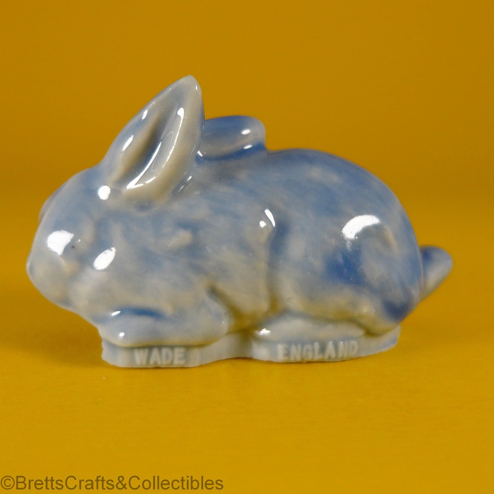 Wade Whimsies (1999) Memory Jars Promotions (LE450) Blue Bunny Easter Rabbit