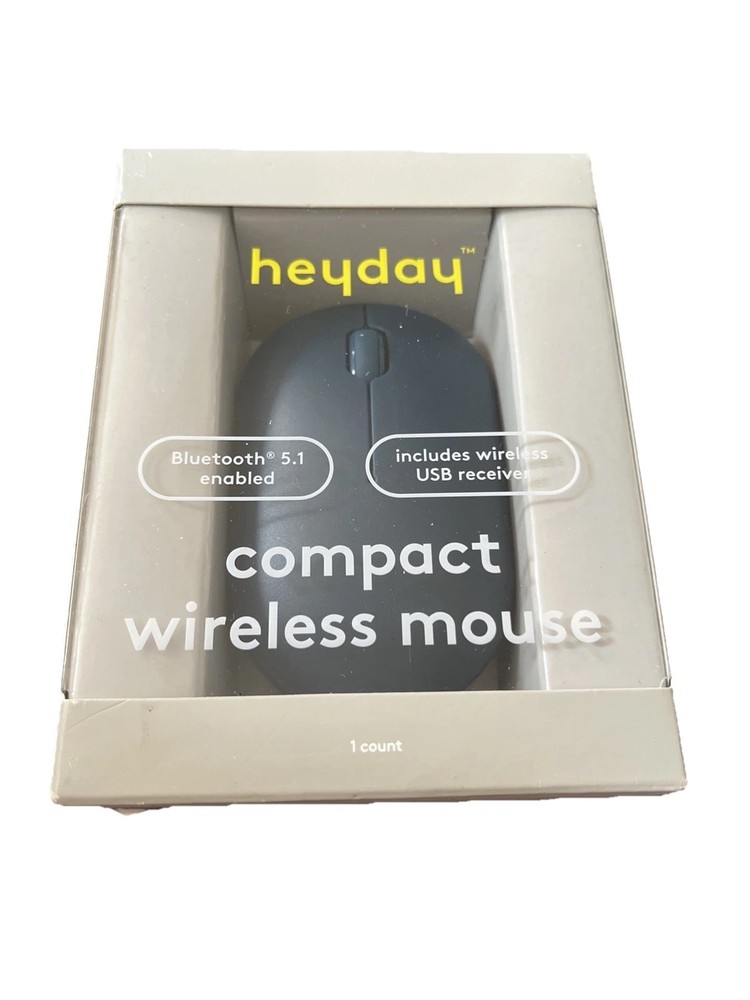 Z2N Mouse - heyday Teal Compact Wireless Mouse Bluetooth 5.1 Includes Battery