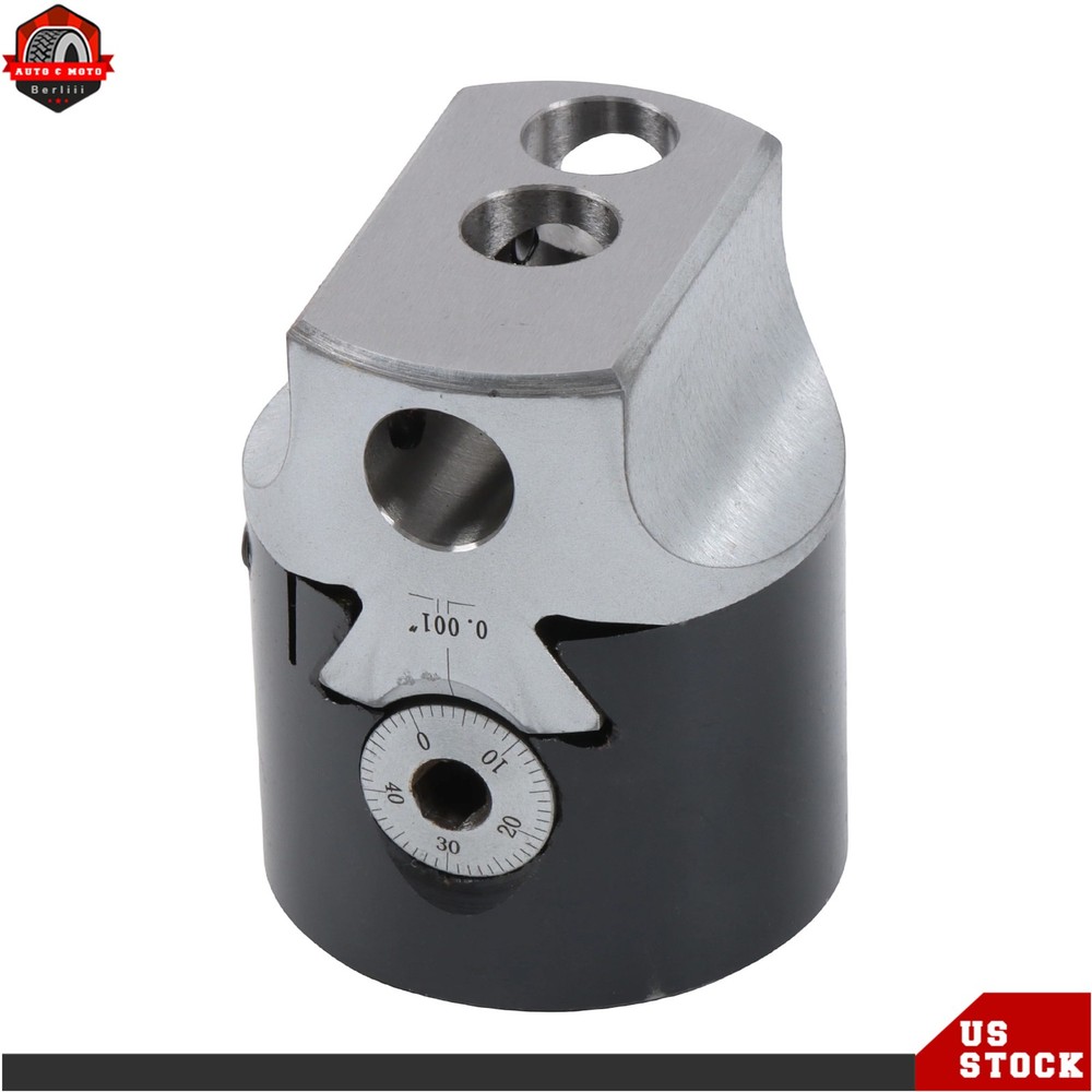 2" High Precision Threaded Boring Head 1-1/2-18" Thread Mount 1/2" Hole Size