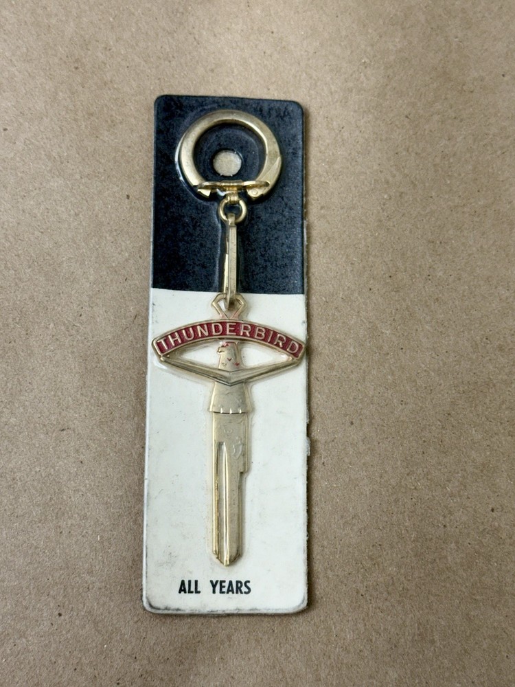 Vintage Thunderbird Key Chain Blank Key