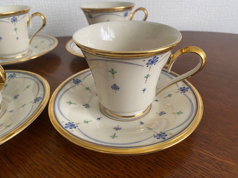 Lenox Chateau Cup Saucer 4 Set