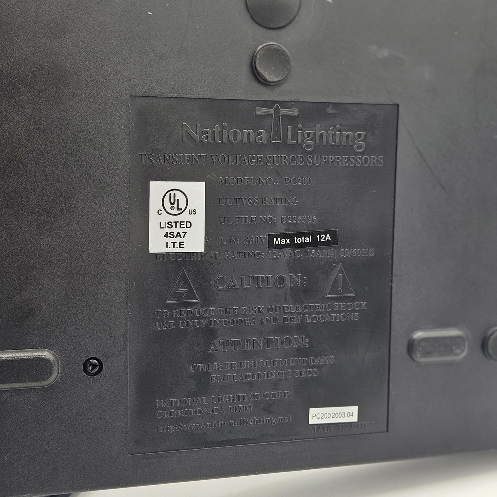 National Lighting Transient Voltage Surge Suppressor - PC200