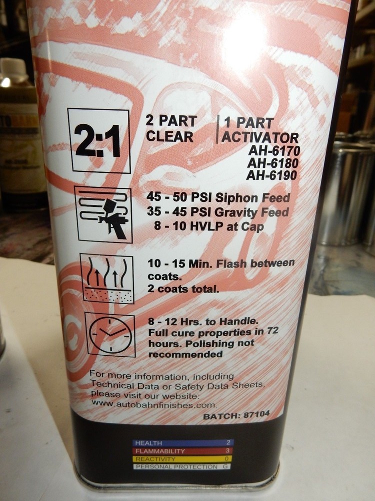 AC 9065 ANTI GRAFFITI Urethane Clear Coat 6 Quart Kit