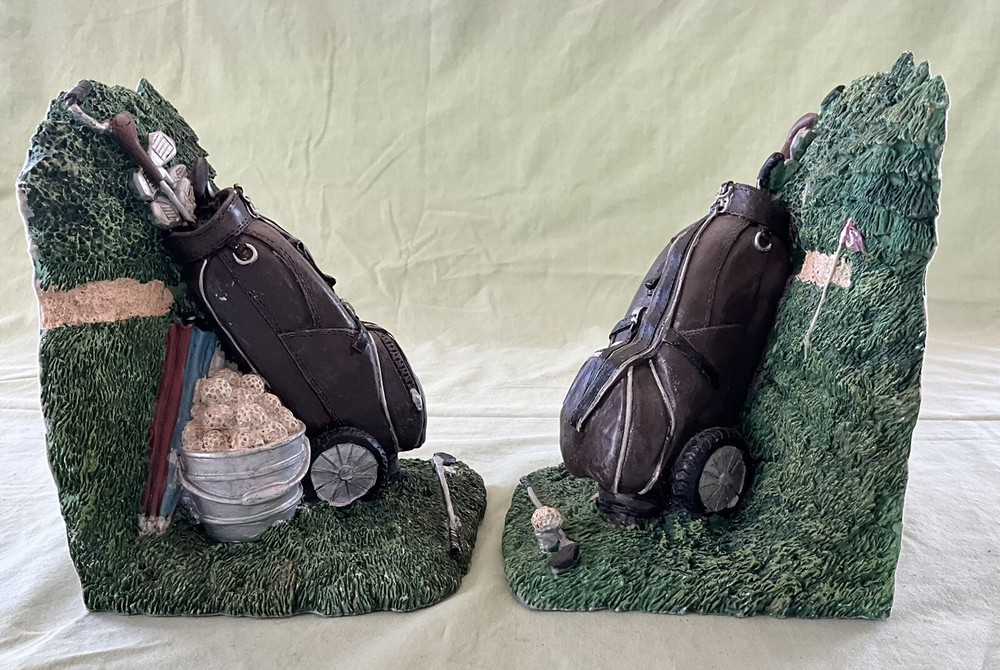 Golf Club Bookends