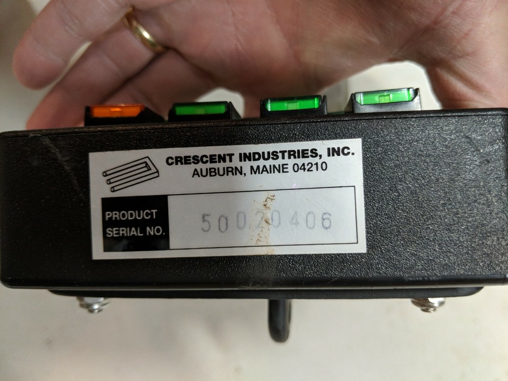 Crescent industries Handicap push button control box for disabled