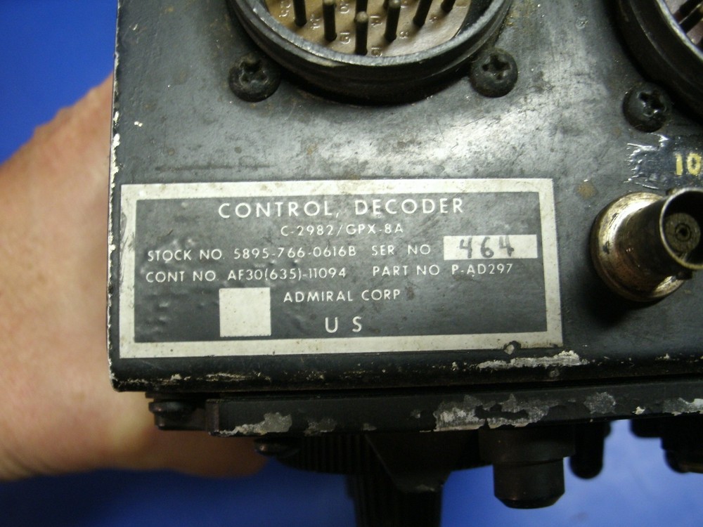 NAM ERA AIRCRAFT DECODER C-2982/GPX-8A