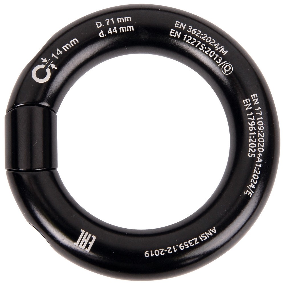 CAMP THOR BLACK - Multi-directional openable ring 324203