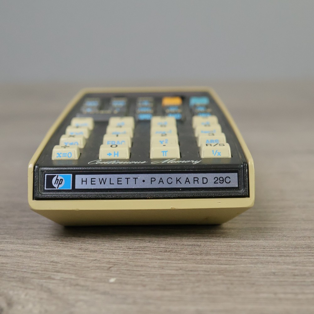 HP 29C Continuous Memory Programmable Scientific Calculator Case Battery Tested