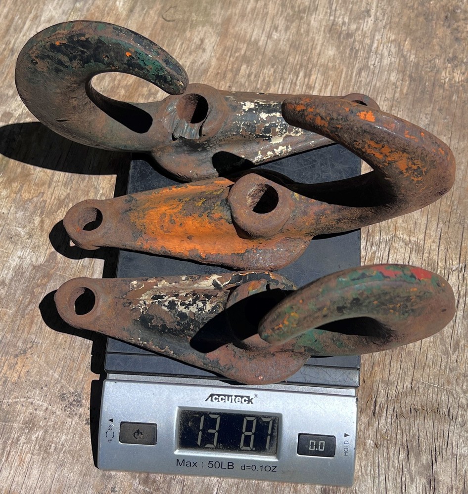 Heavy Duty Industrial, steampunk Hooks 9" x 3