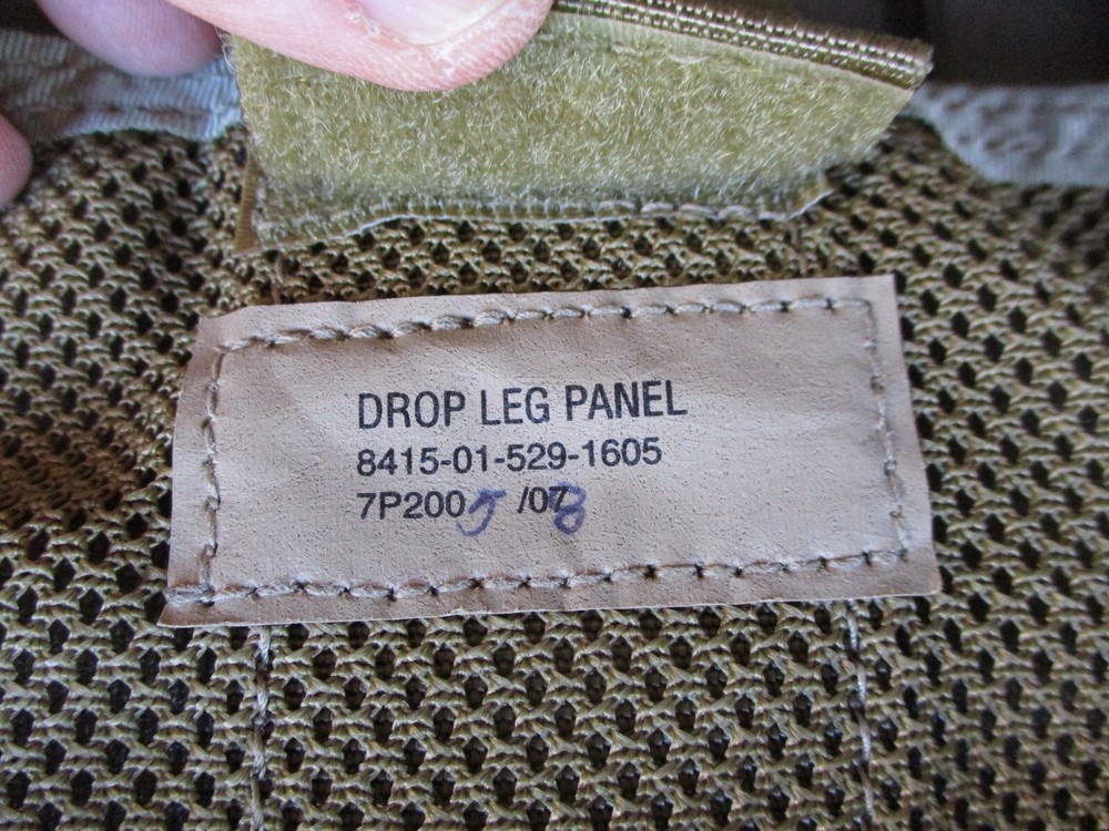 Oldgen 2008 EAGLE INDUSTRIES Khaki Drop Leg Panel 2, SEAL SF SFLCS