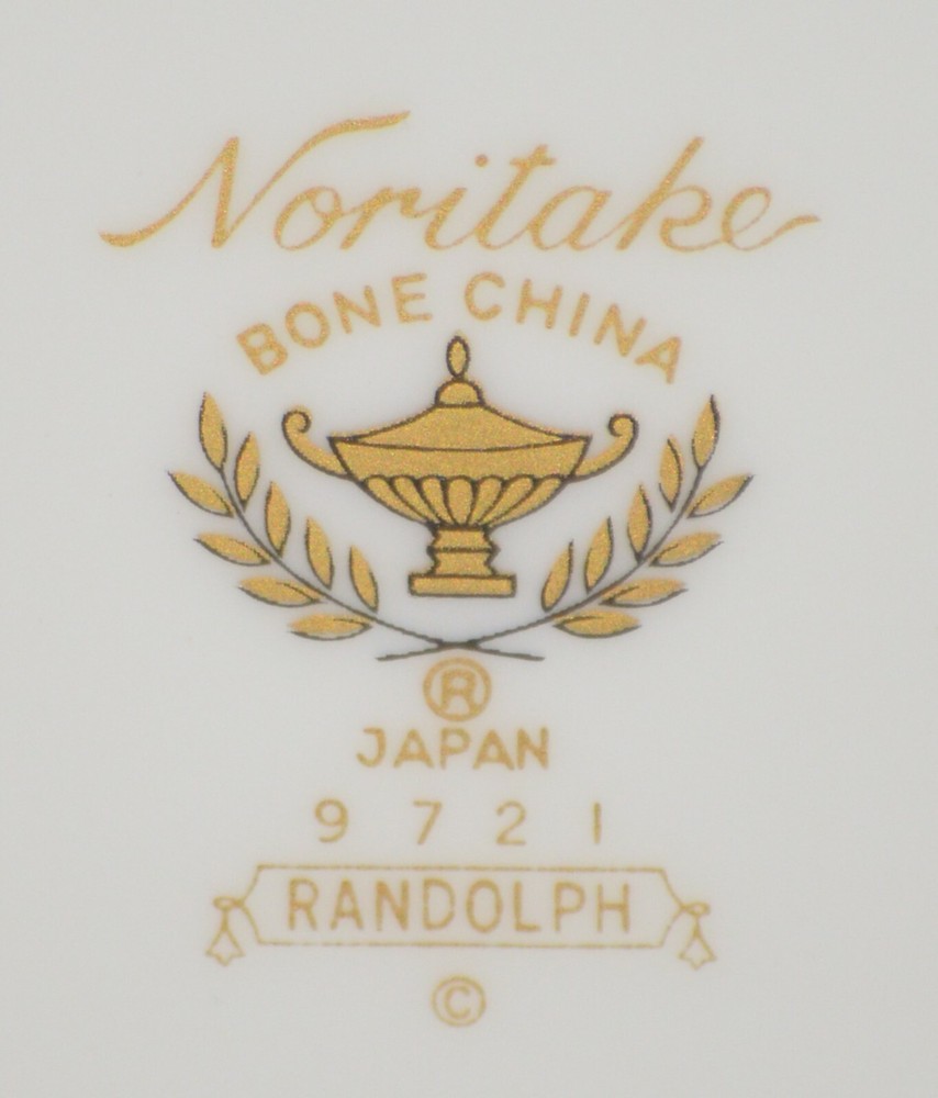 NORITAKE BONE CHINA CREAMER RANDOLPH PATTERN 9721