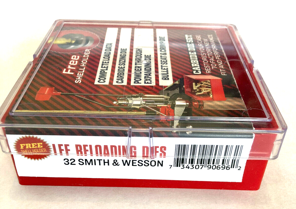 Lee 90696 32 S&W Carbide 3 Die Set "Ships Priority Insured"