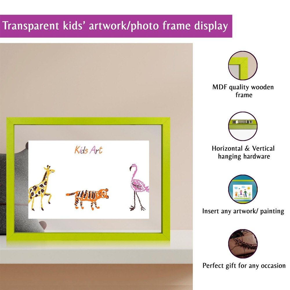 Light Green Kids Display Frame 12x16'' LABEL
