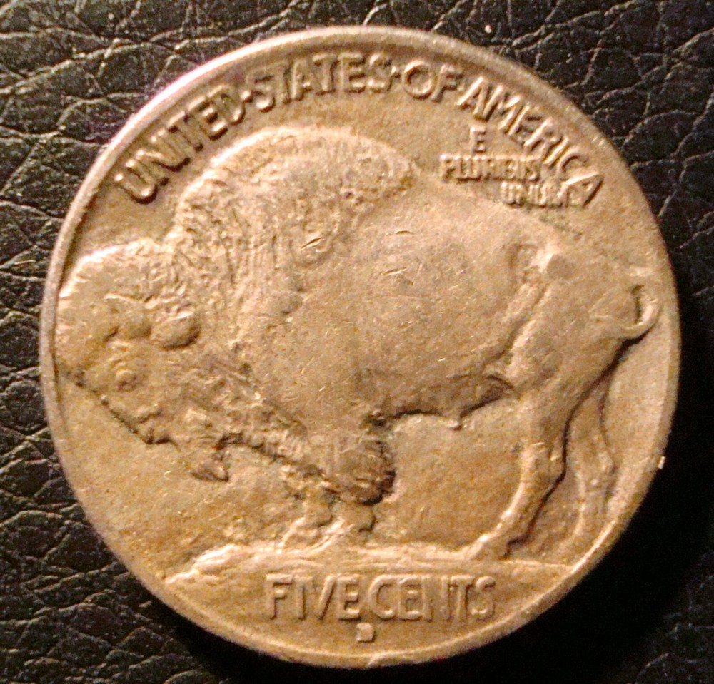 1913-D type 1 Buffalo nickel