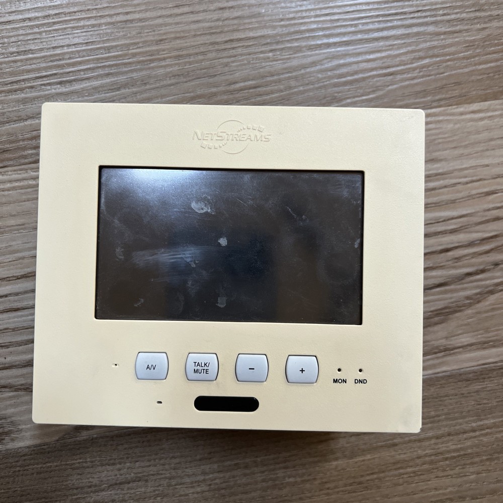Netstreams TouchLinX TL430 Room Controller Touch Screen Ethernet Port Wall Mount