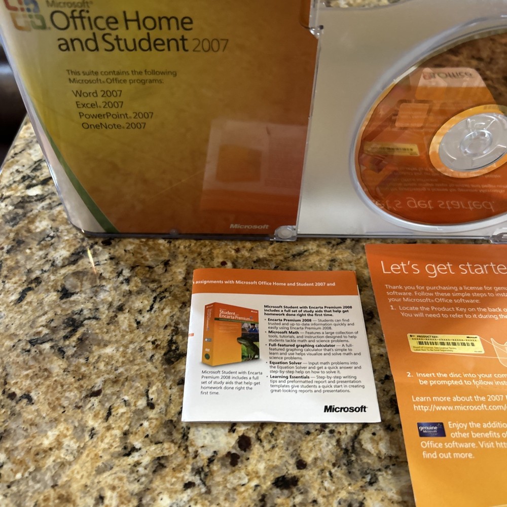 Microsoft Office Home and Student 2007 (79G-00007) *Read Description*