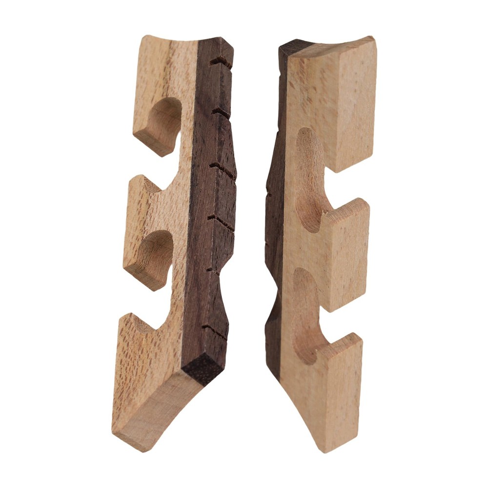 Maple Ebony Bridge 6 String Banjo Replacement