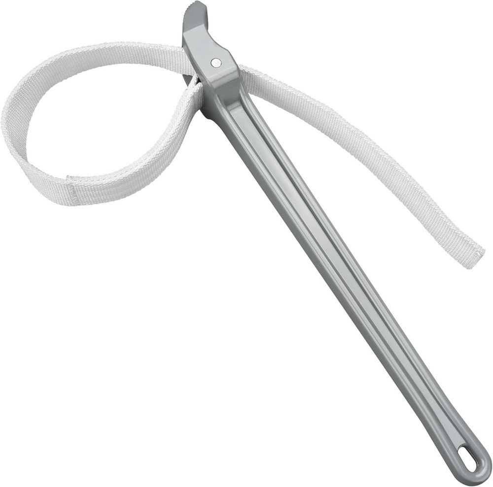 Strap Wrench, 18-inch Handle Adjustable Strap Wrench, Nylon Strap Pipe Wrench