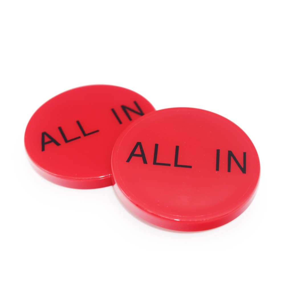 10 ALL IN buttons 2"