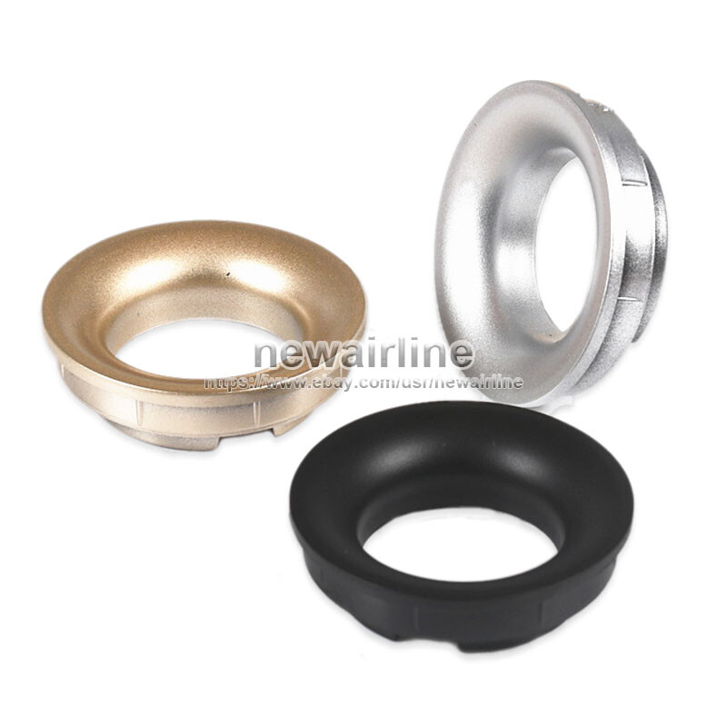 2PCS OD57mm 25-Core Tweeter Cover Panel Speaker Decorative Circle Fixed Plate