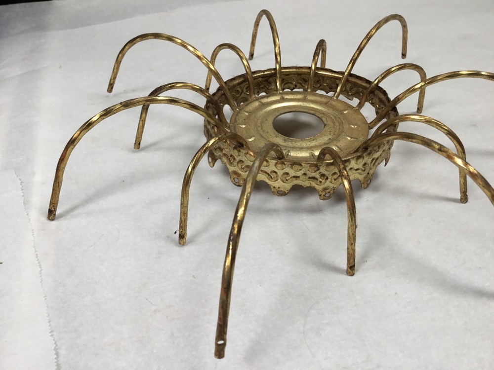 Brass spider Chandolier crystal holder