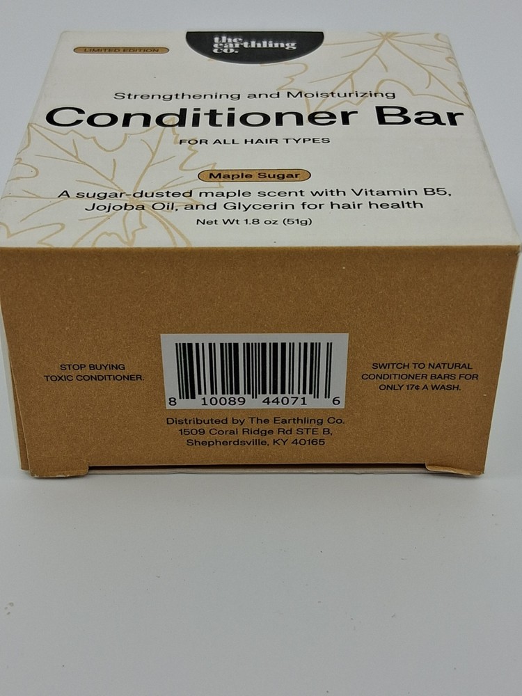 The Earthling Co. - Shampoo+Conditioner Set - Maple Sugar