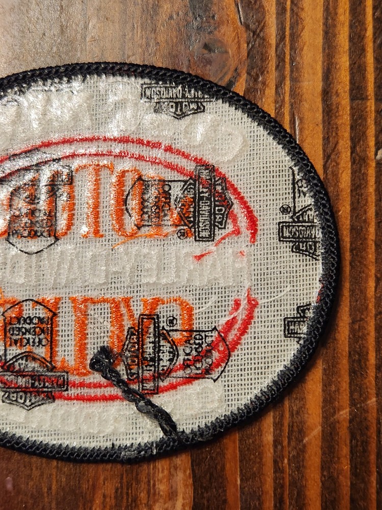 Harley Davidson Patch Vintage NOS 3x3.5"