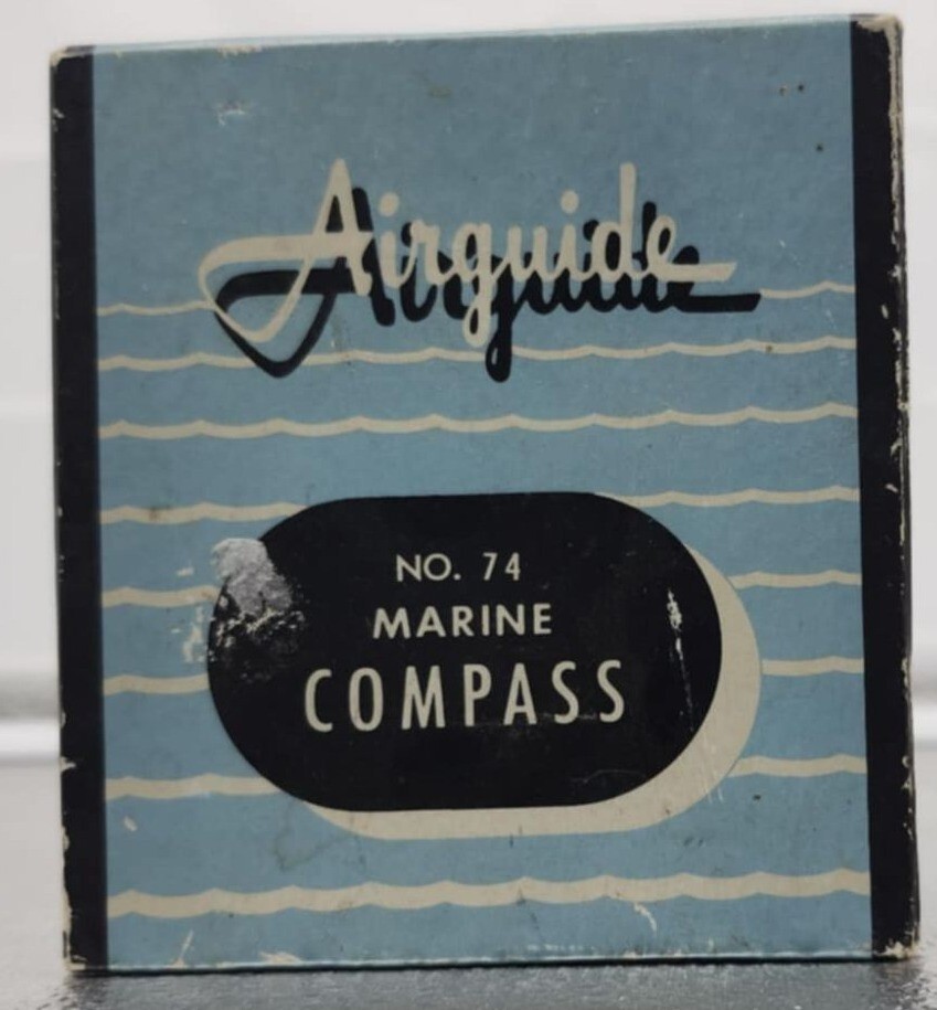 Airguide #74 Marine Compass Adjustable Bracket & Original Box and Instructions