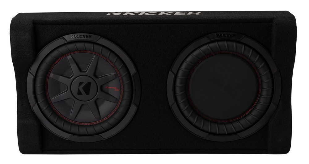 Kicker 51PTRTP10 TRTP 10" 500w Active Down-Fire Subwoofer+Enclosure Box+Wire Kit
