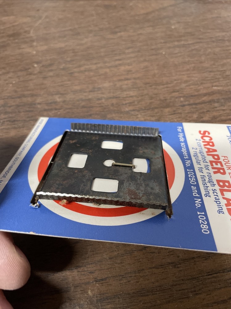 Hyde Tools 11130 4-Edge Scraper Replacement Blade 2-1/2"