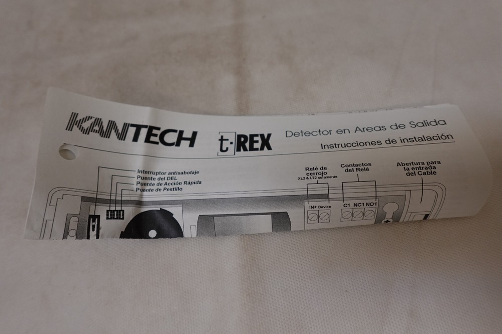 New In box - Kantech T.REX-LT2 Request To Exit Detector - White