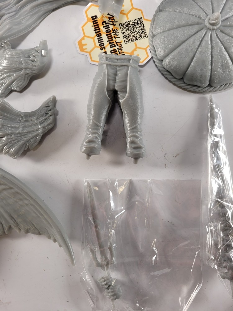 3D Printed Figures Fiction Creatures Unpainted