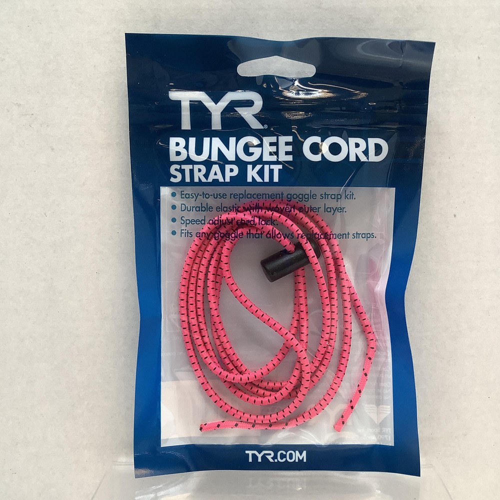 2-Pack TYRE 693 Pink Durable Bungee Cord Double Elastic Replacement Strap Kit