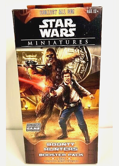 Star Wars miniatures BOUNTY HUNTERS huge booster pack *NEW*